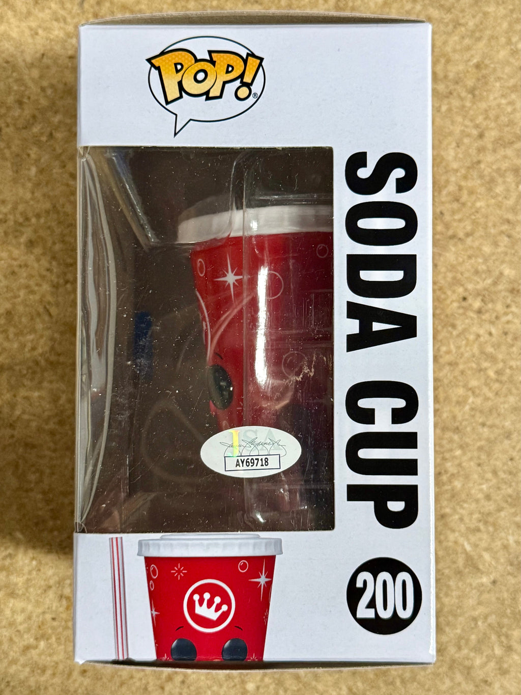 Comediante Tracy Morgan firmó Funko Pop! #200 Vaso de refresco de cine con COA de JSA