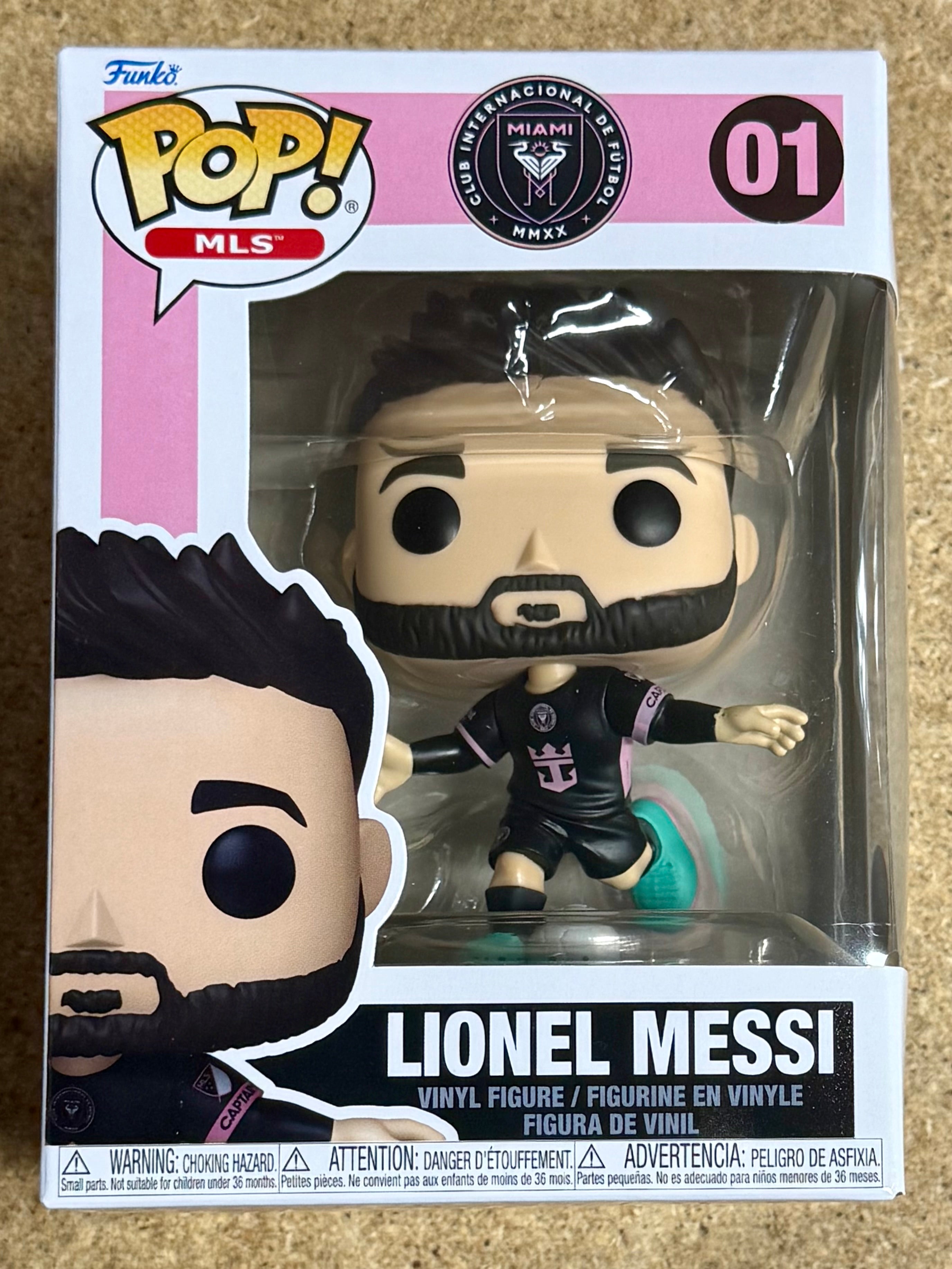 Funko Pop! MLS Lionel Messi (visitante) #01 Fútbol MLS Inter Miami 2025