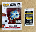 Jaime King Signed Star Wars Aurra Sing Funko Pop! #303 Exclusive With JSA COA