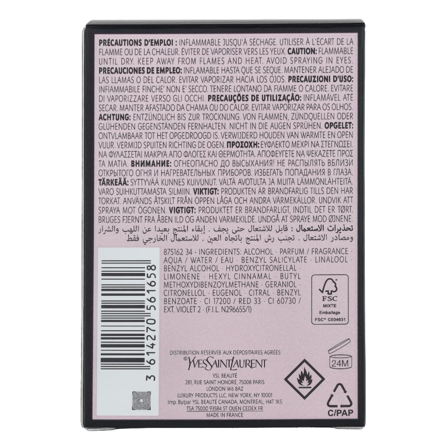 Eau de parfum floral bayas