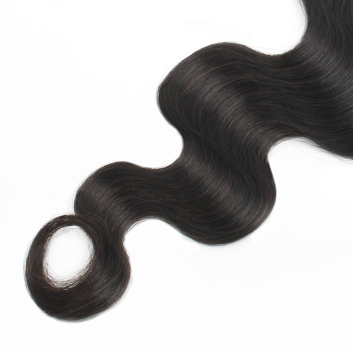 Cierre de encaje transparente 2x6 de cabello humano ondulado brasileño Body Wave