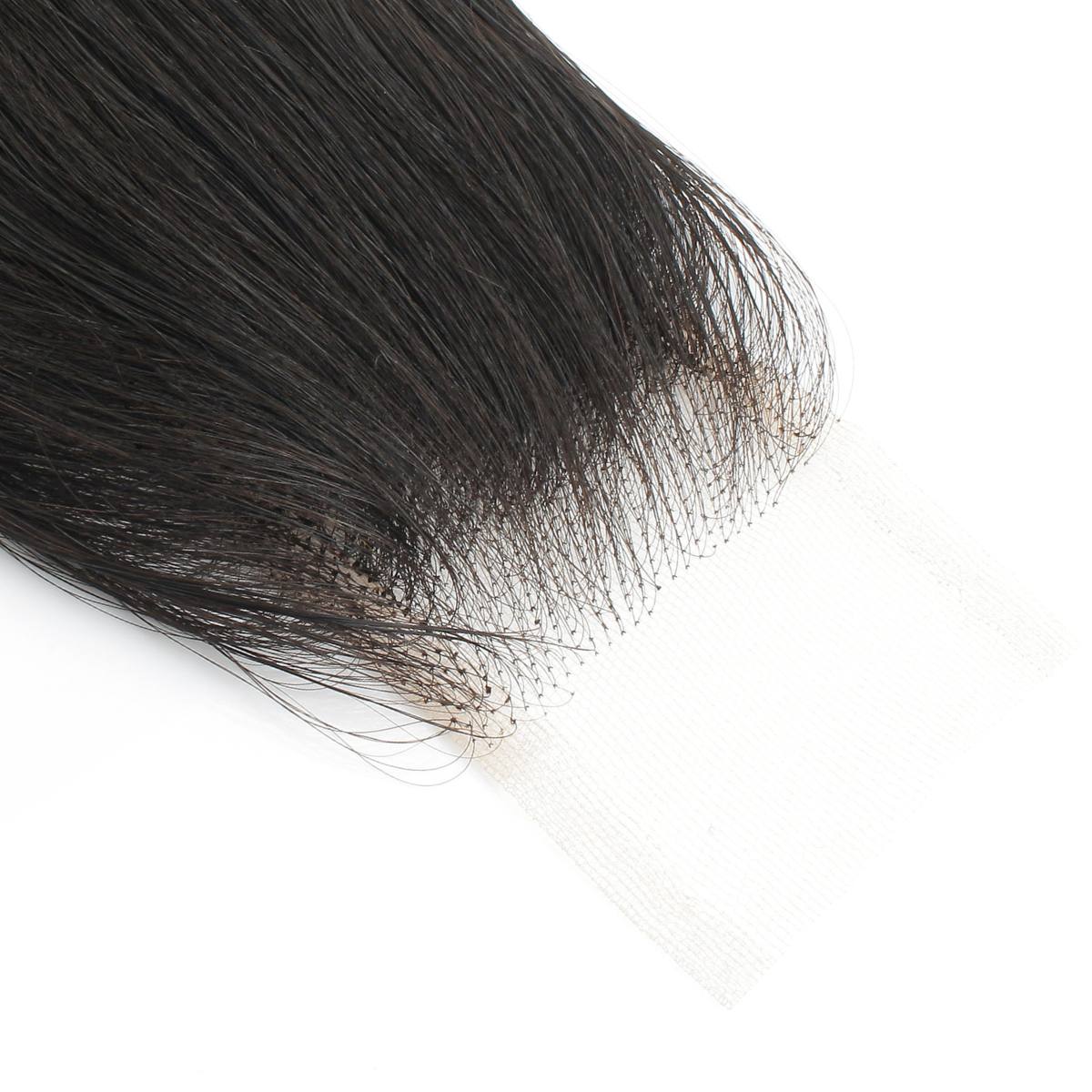 Cierre de encaje transparente 2x6 de cabello humano ondulado brasileño Body Wave