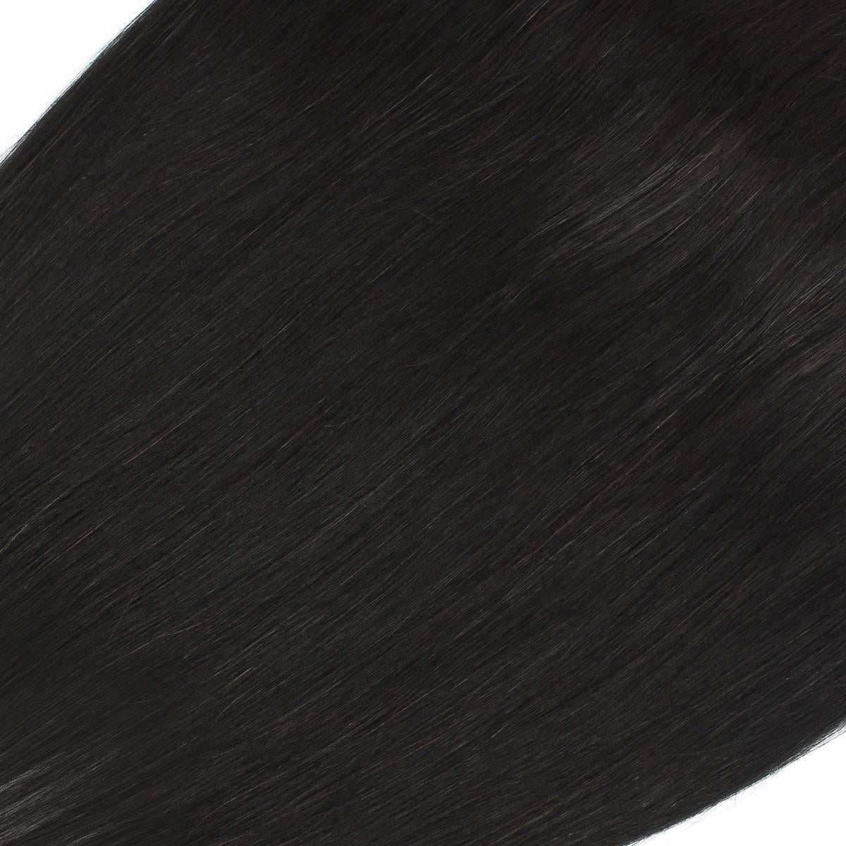 Frontal de pelo humano liso brasileño 13x4 con encaje HD