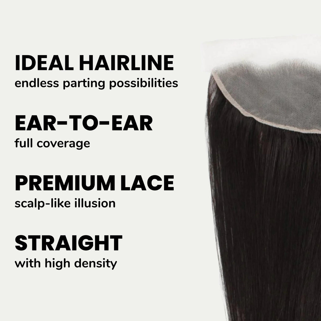 Brazilian Straight 13x4 Transparent Lace Human Hair Frontal