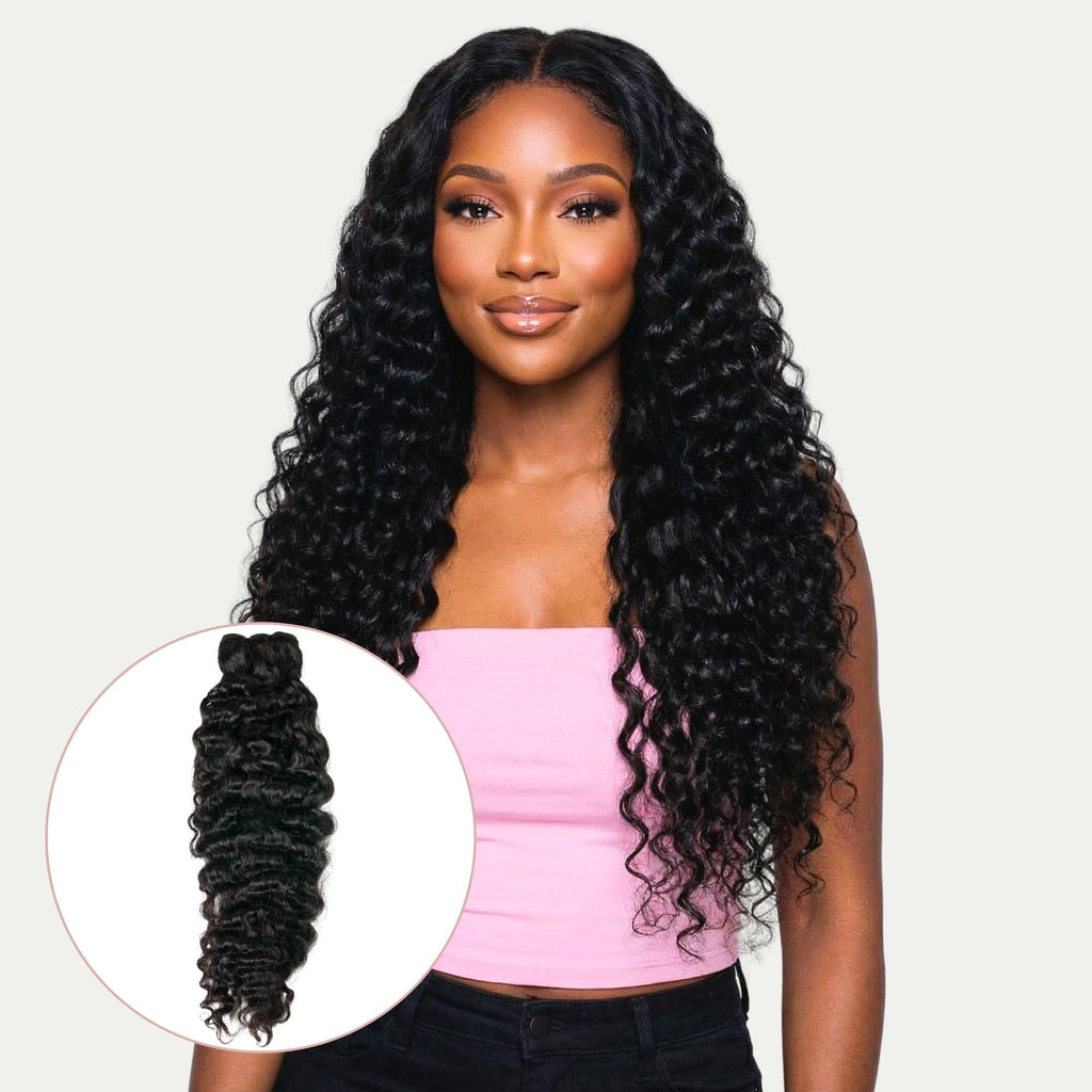 Extensiones de cabello 100% humano rizado birmano