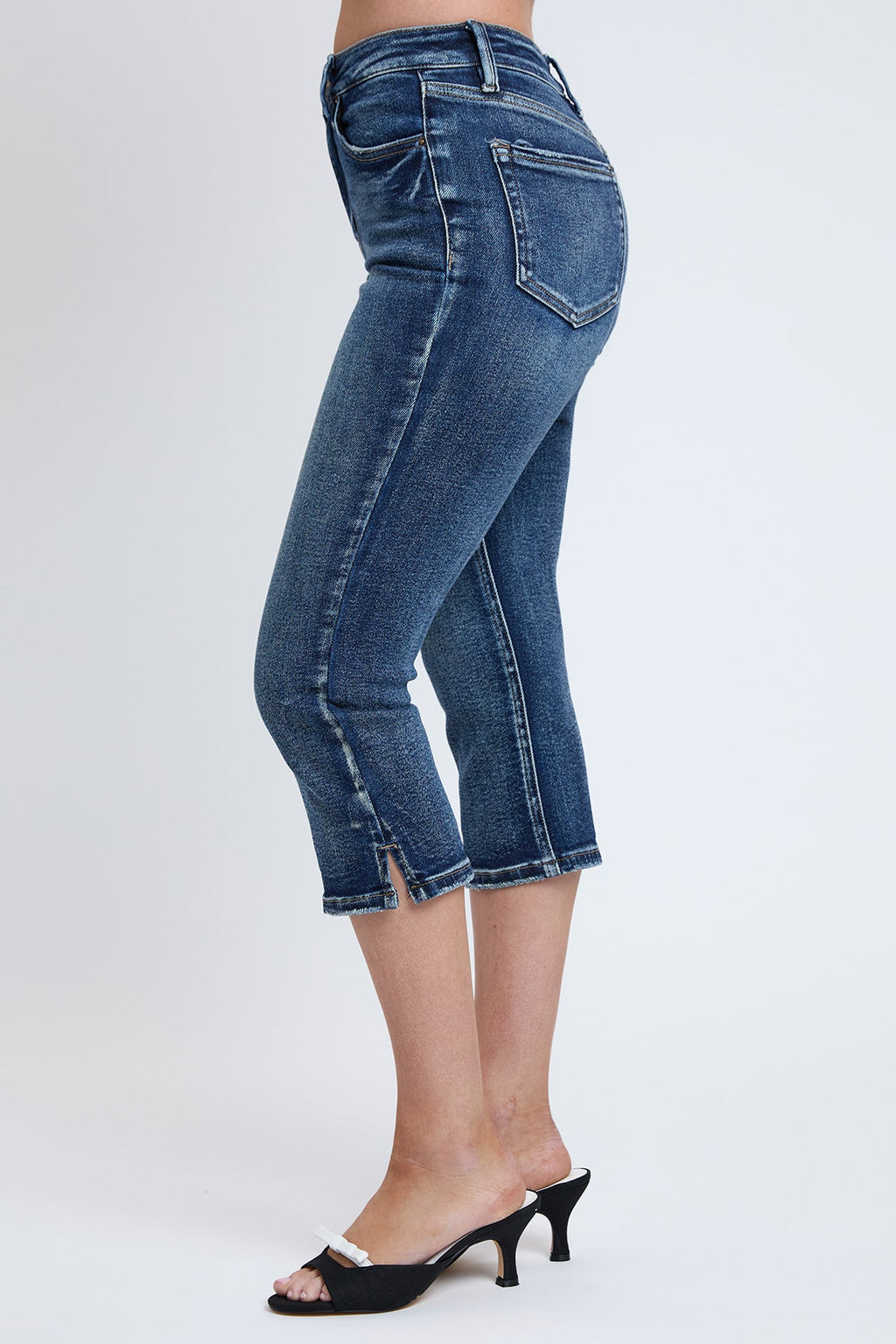 Women's Luxe Capri with Side Slit