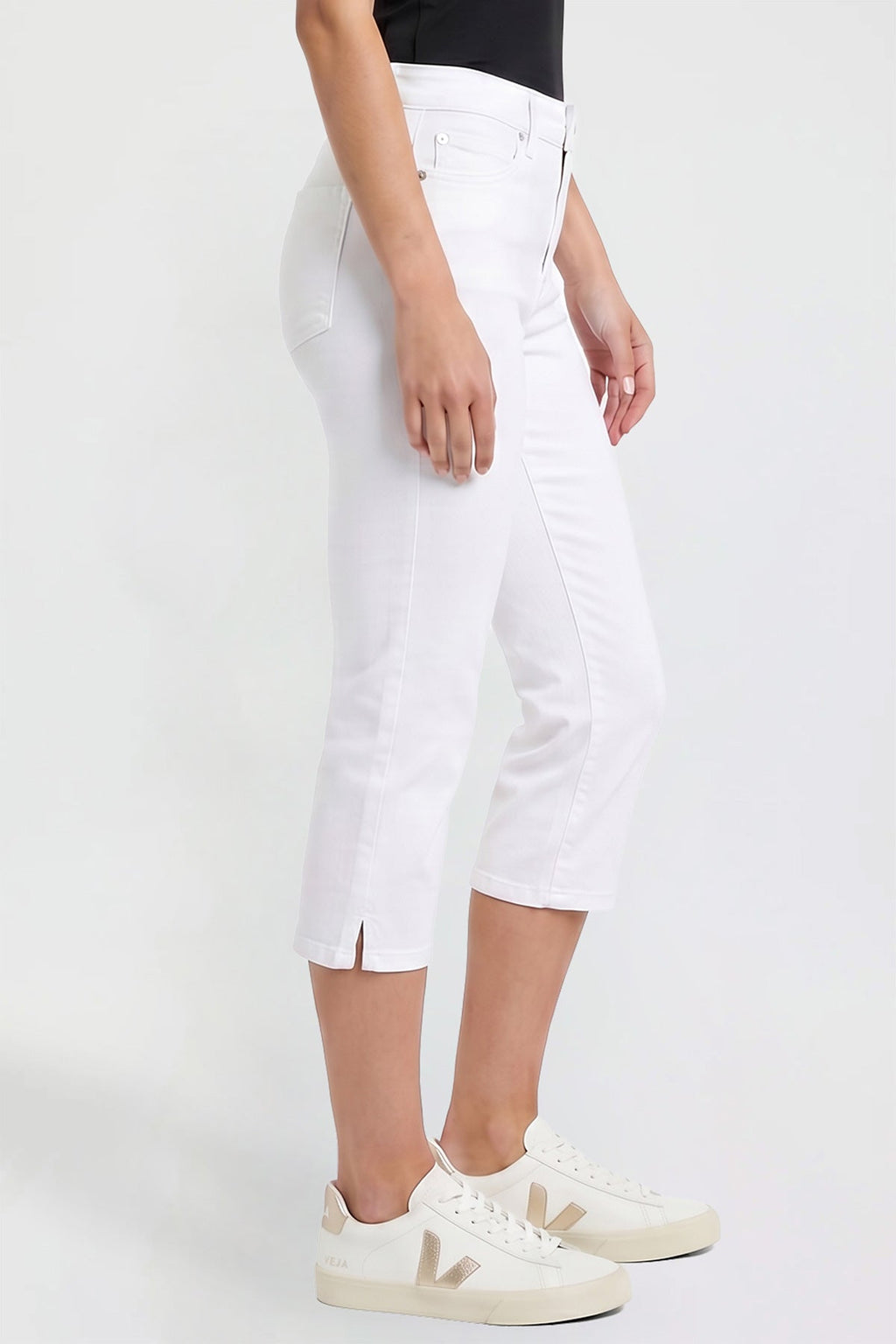 Women's Luxe Capri with Side Slit