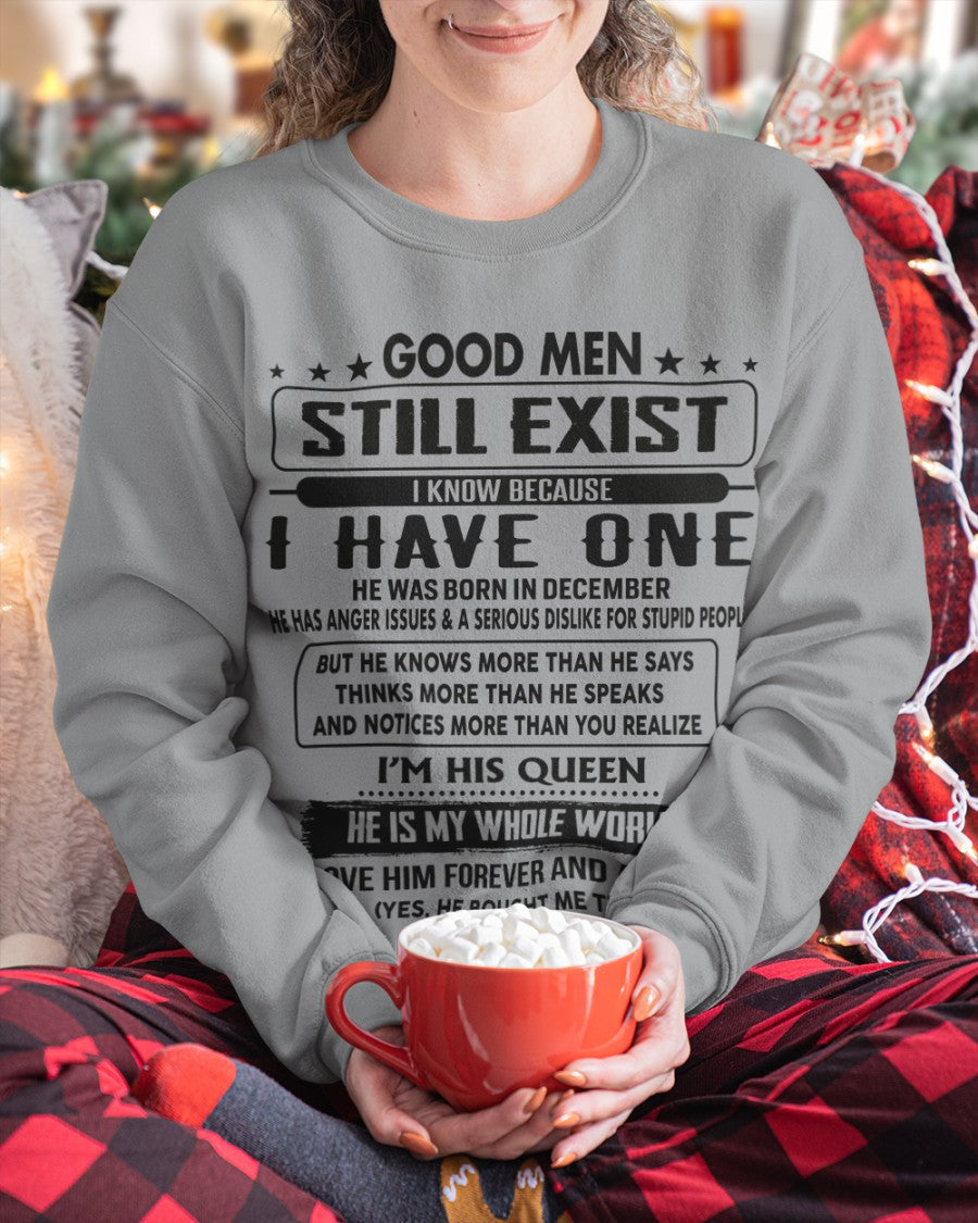 Diciembre - Hombres Buenos Aún Existen - regalo para tu novia, esposa de parte del Esposo - NGHL12 (SKU-GM-12)