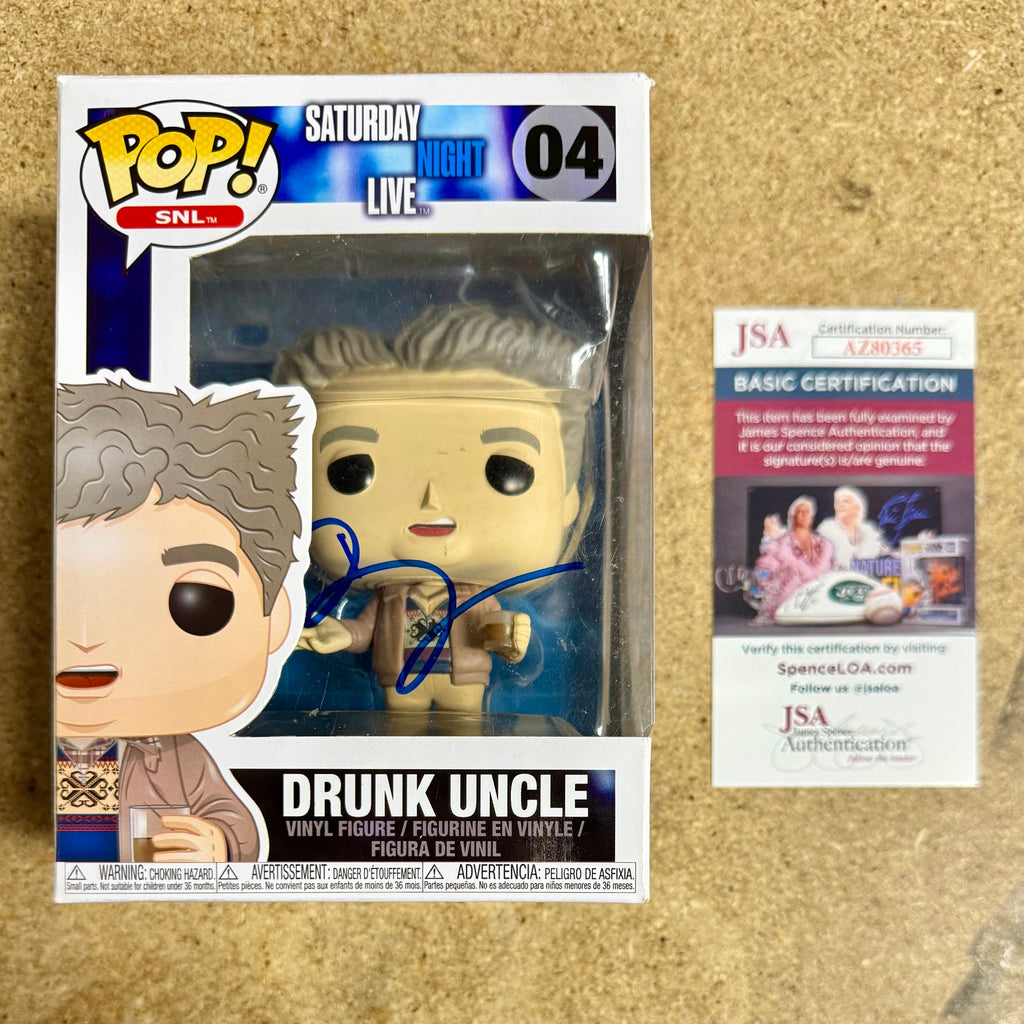 Bobby Moynihan Autografiado SNL Saturday Night Live Drunk Uncle Funko Pop! #04 JSA COA