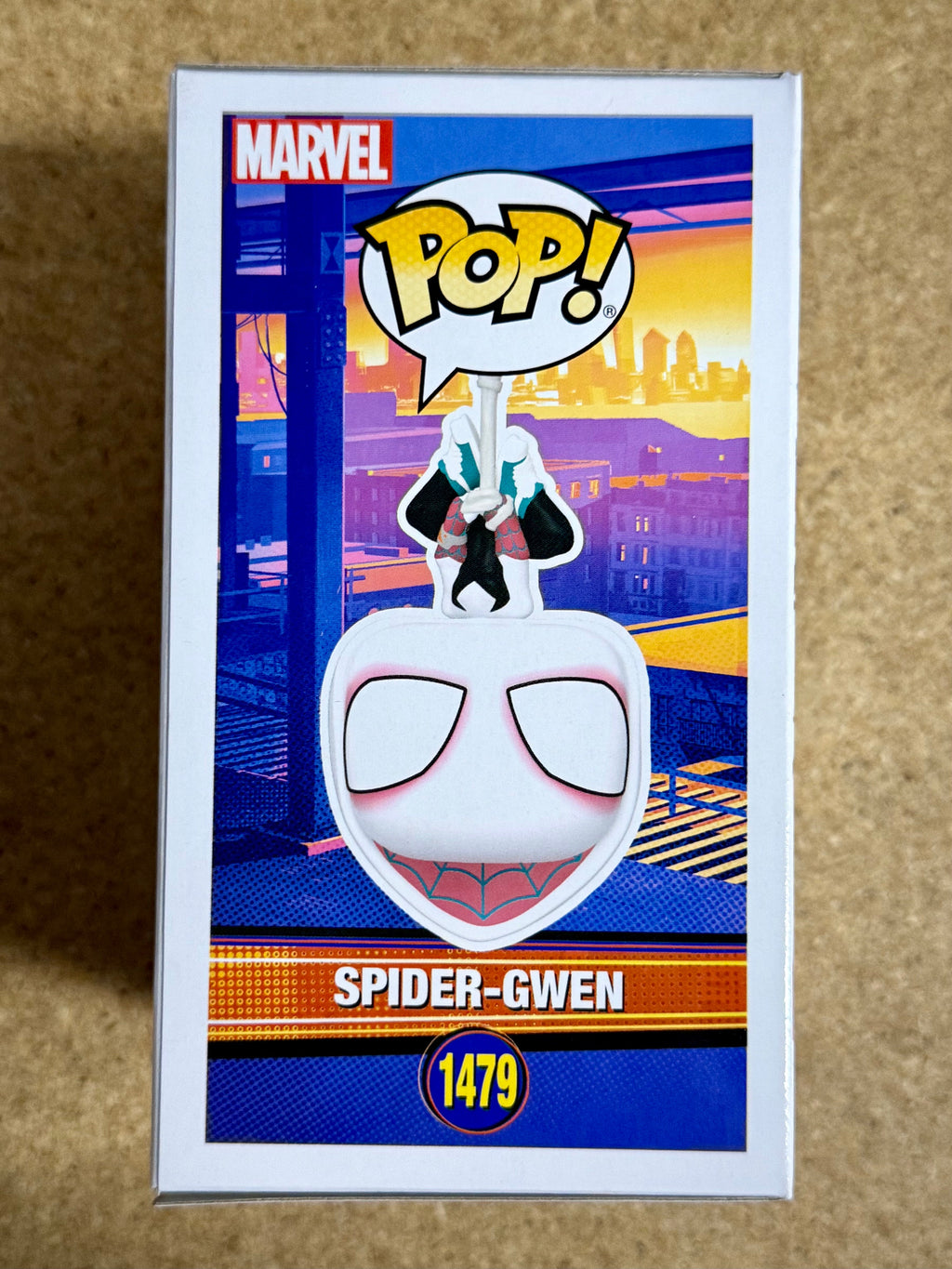 Funko Pop! Marvel Spider-Gwen Colgando #1479 Across The Spider-Verse 2025 Exclusivo