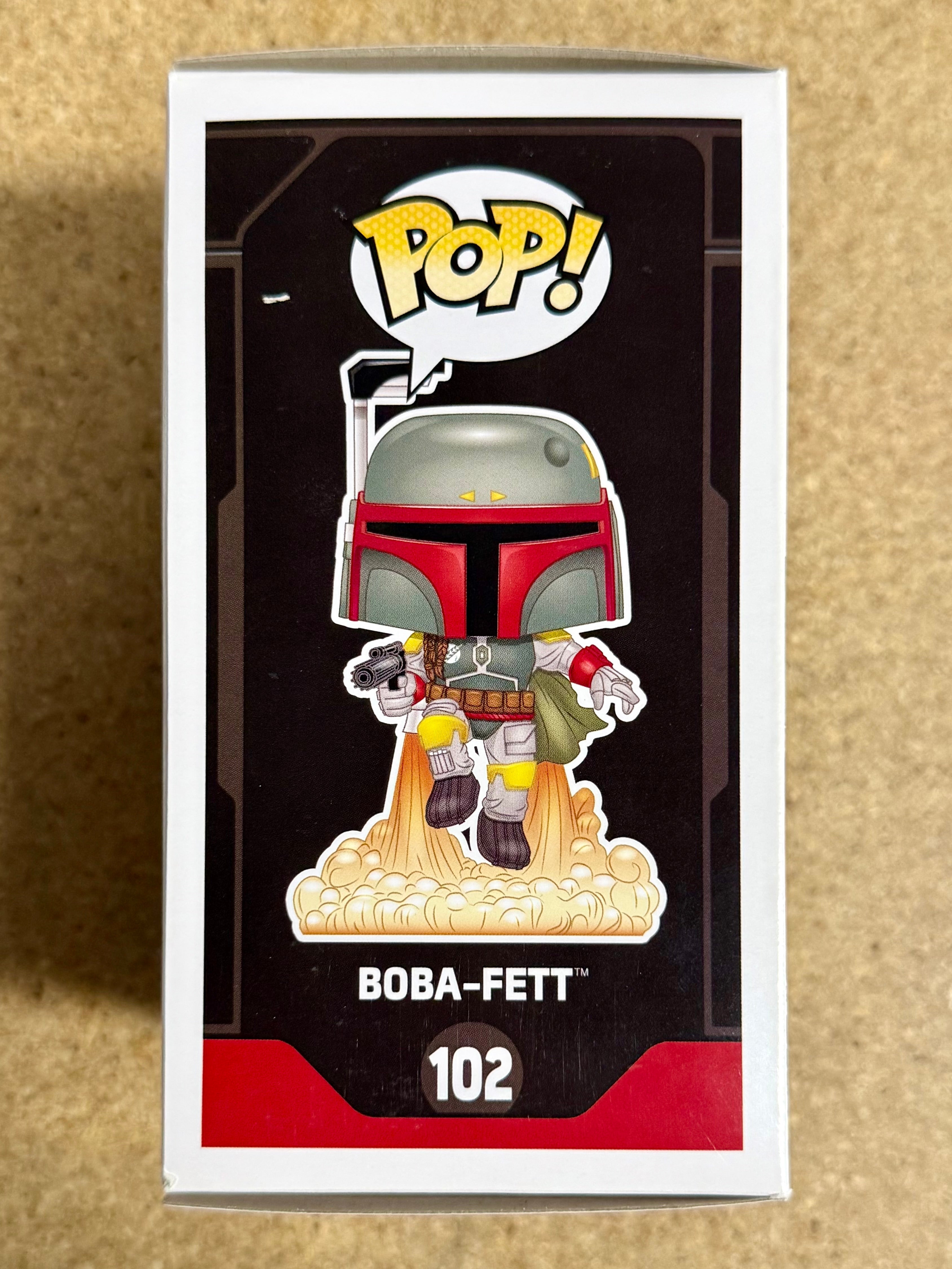 Temuera Morrison Signed Star Wars Boba Fett Funko Pop! #102 Smuggler’s Bounty Vaulted Exclusive With JSA COA