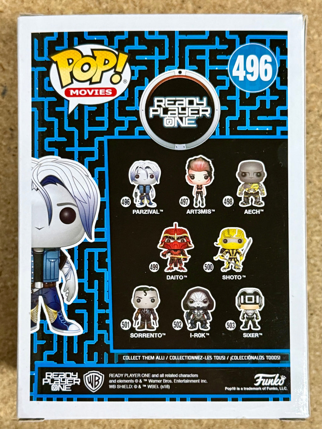 Funko Pop! Movies Parzival (Antique) #496 Ready Player One 2018 Vaulted Exclusive