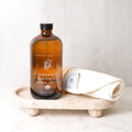 Aceite de ricino orgánico puro + paquete de paños