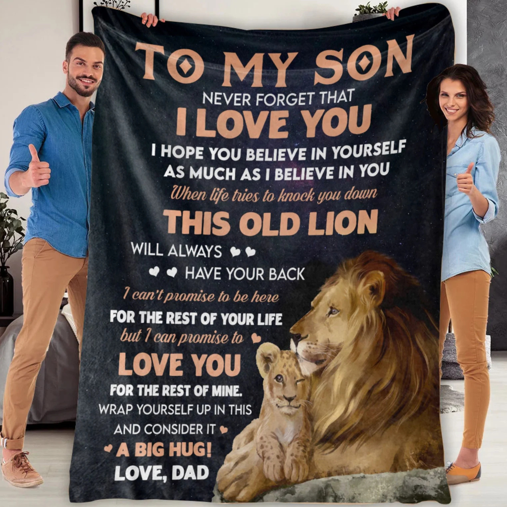 Manta de regalo especial para hija - De papá