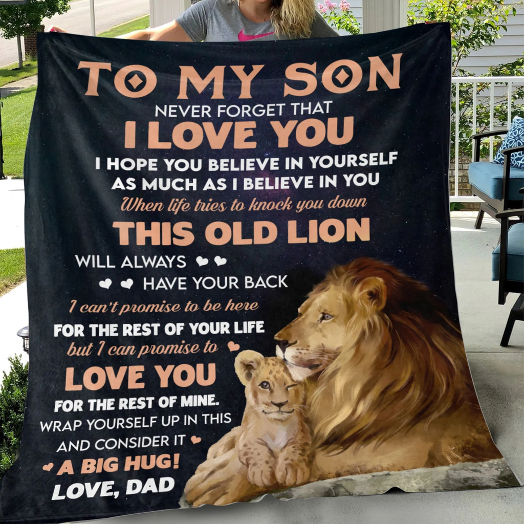 Manta de regalo especial para hija - De papá