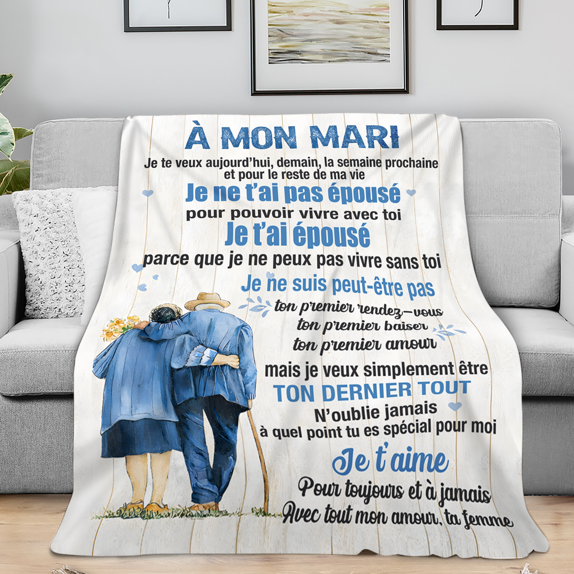Manta Para Mi Marido – Con Todo Mi Amor, Tu Esposa