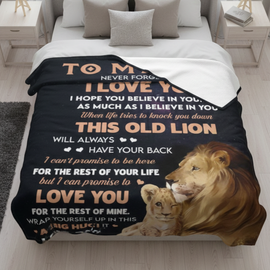Manta de regalo especial para hija - De papá