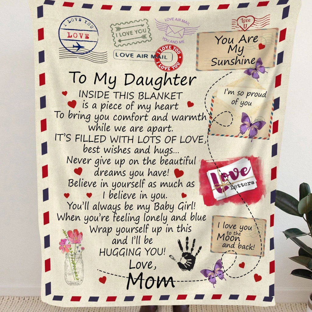 Manta de regalo especial para hija - De mamá