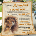 Manta Regalo Especial para Hija - Un Suave Abrazo de Papá