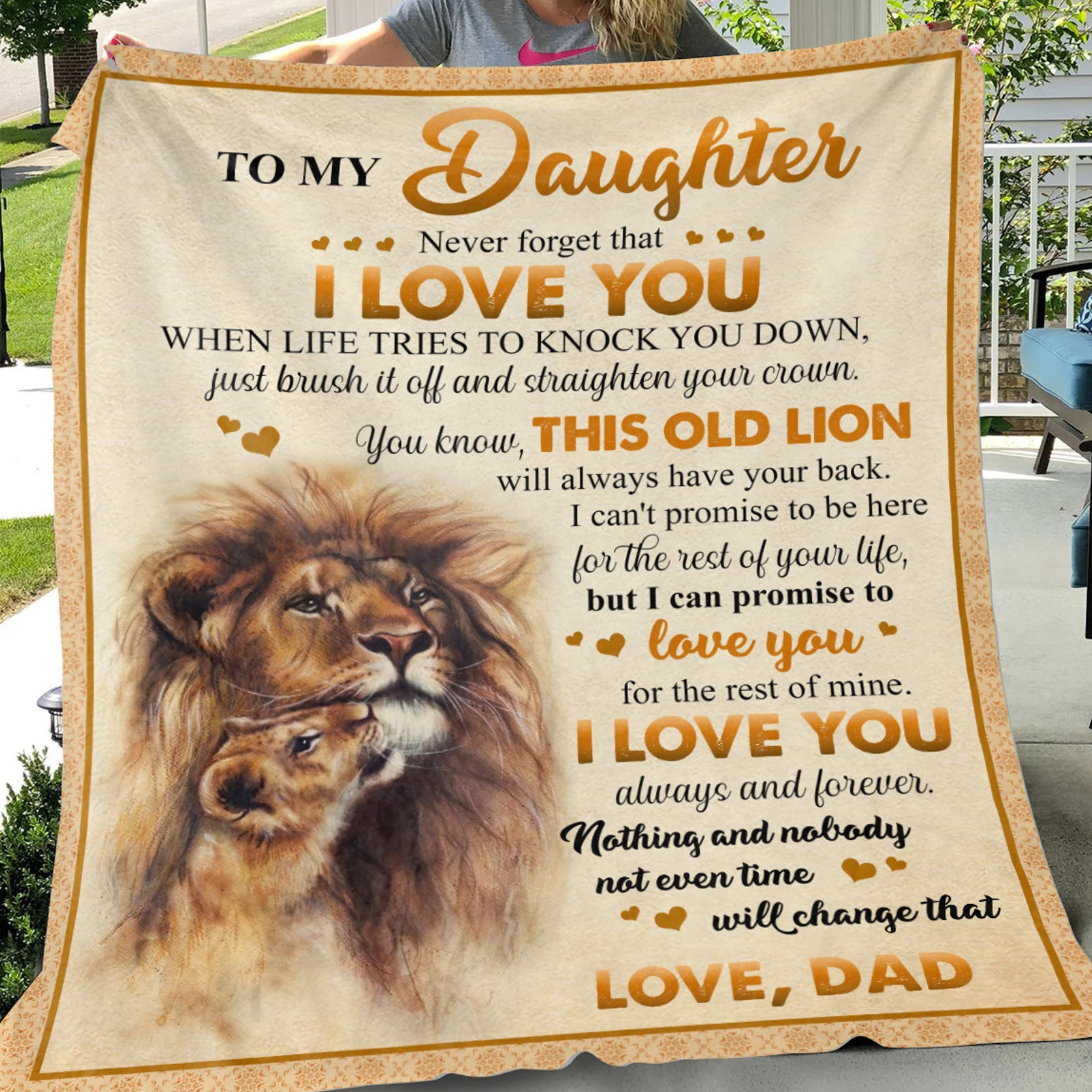 Manta Regalo Especial para Hija - Un Suave Abrazo de Papá