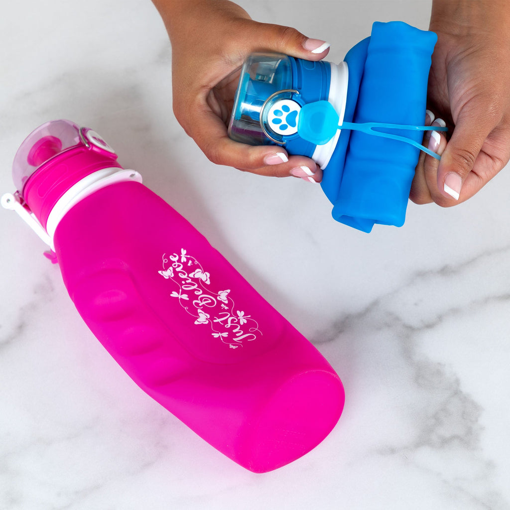 Botella de agua plegable de silicona HydroGood