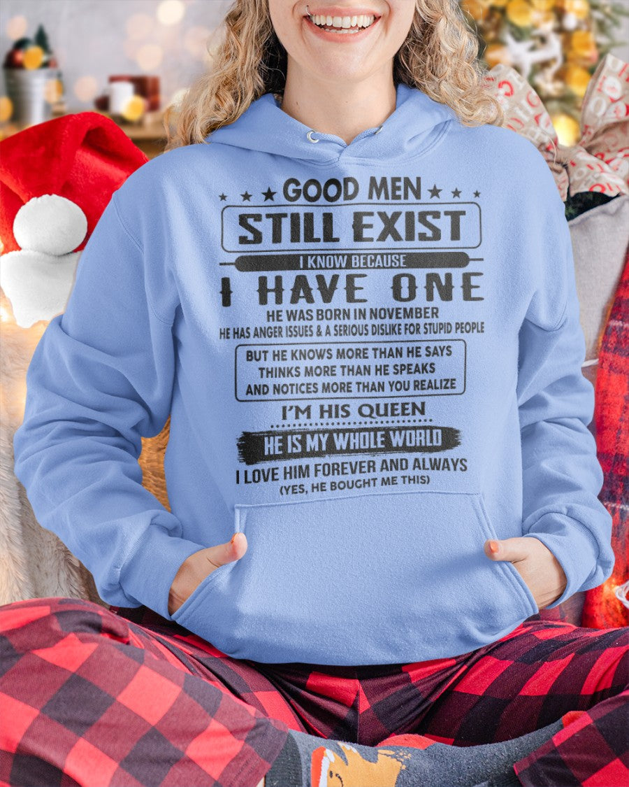 Noviembre - Los hombres buenos aún existen - regalo para tu novia, esposa de parte de tu marido - NGHL11 (SKU-GM-11)