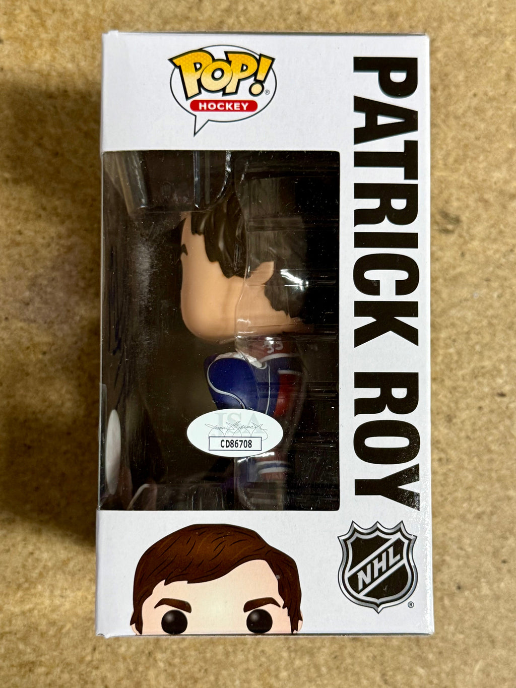 Funko Pop! Exclusivo #48 de Patrick Roy de los Montreal Canadiens de la NHL Autografiado con COA de JSA