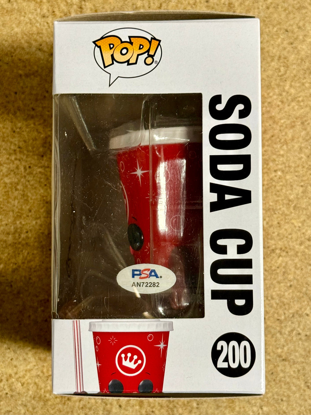 Rosie O’Donnell Vaso de refresco Funko Pop! Movie Theaters #200 autografiado con certificado PSA