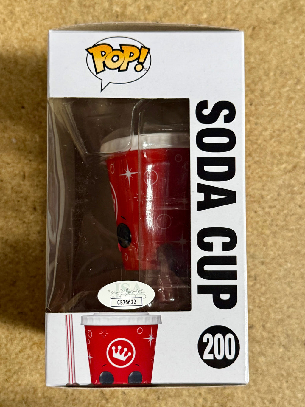 Vaso de Refresco de Cine de Shane Gillis Autografiado Funko Pop! #200 Con COA de JSA