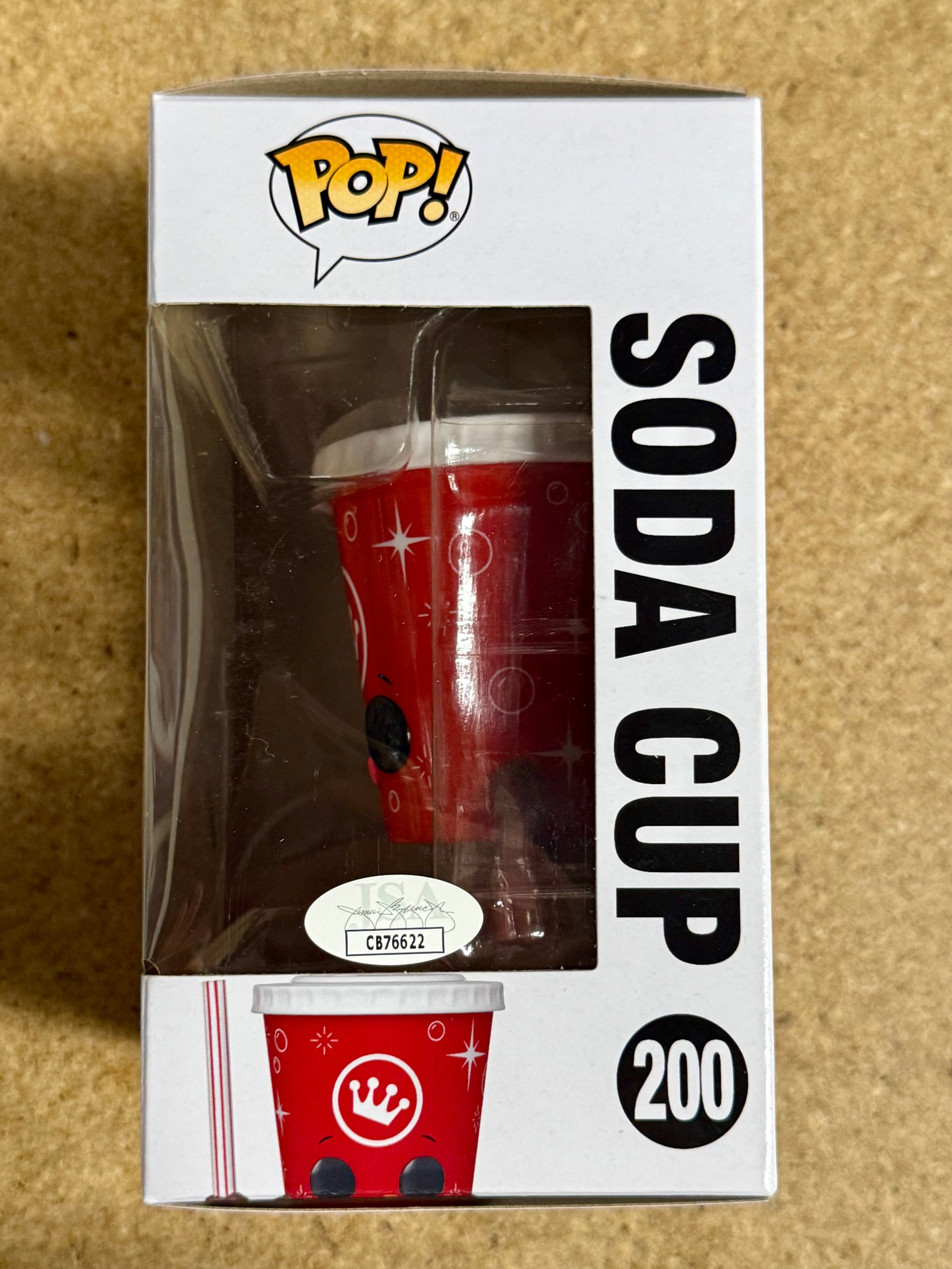 Vaso de Refresco de Cine de Shane Gillis Autografiado Funko Pop! #200 Con COA de JSA