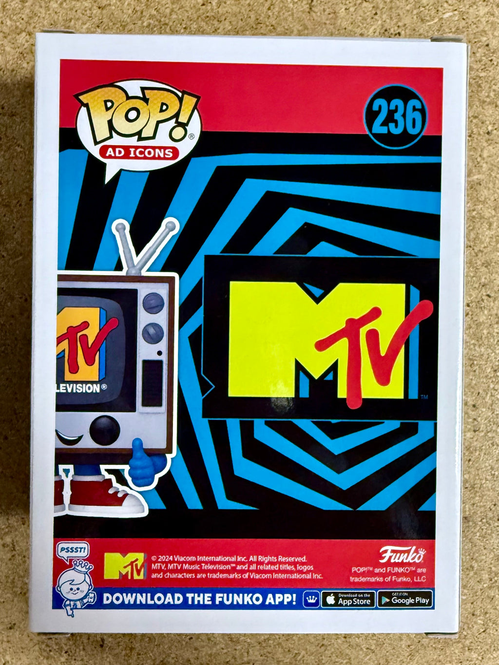 Doble de acción Steve-O de Jackass, Funko Pop #236 de MTV 2024 firmado con COA de JSA