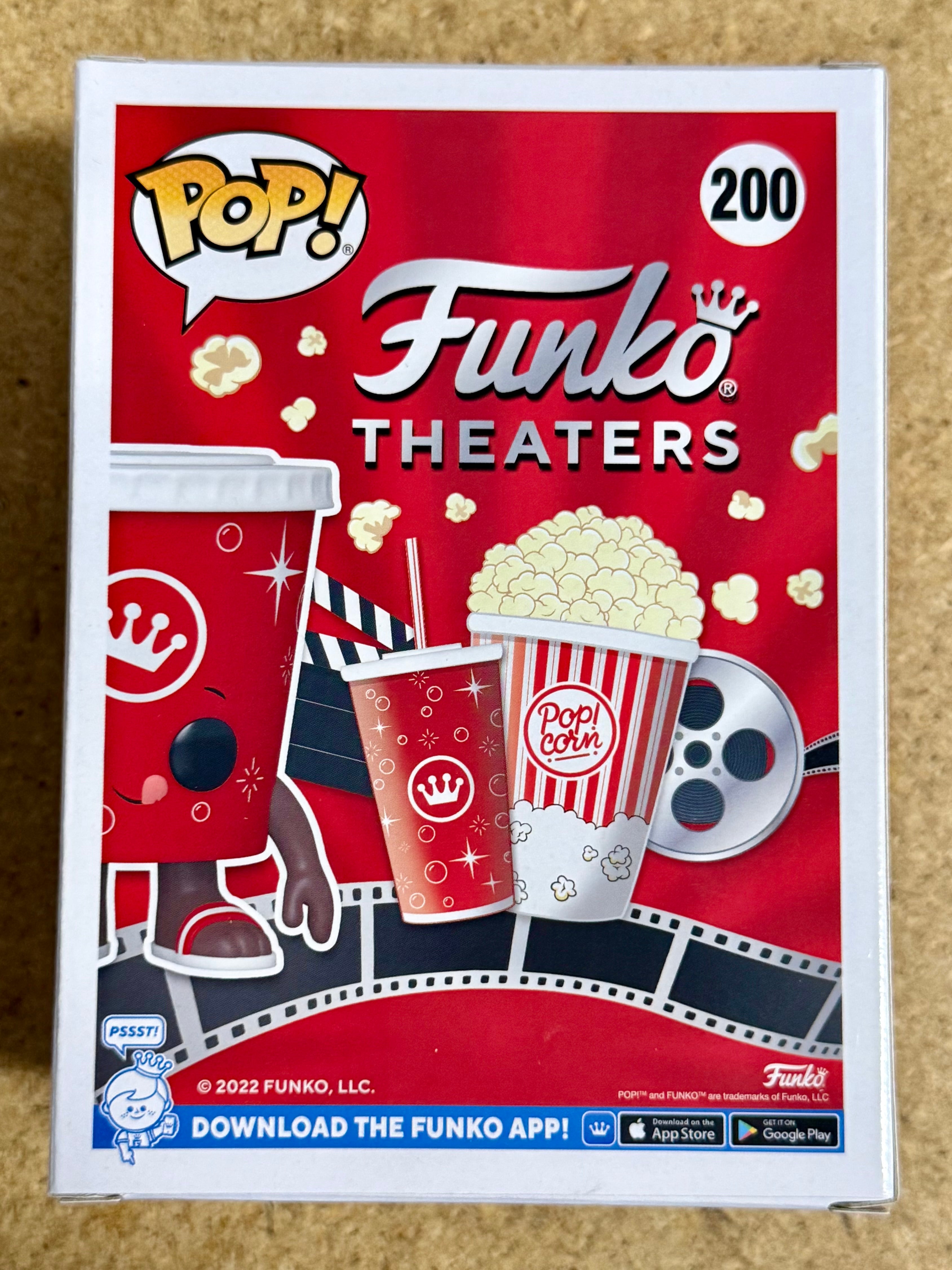 Vaso de Refresco de Cine de Shane Gillis Autografiado Funko Pop! #200 Con COA de JSA