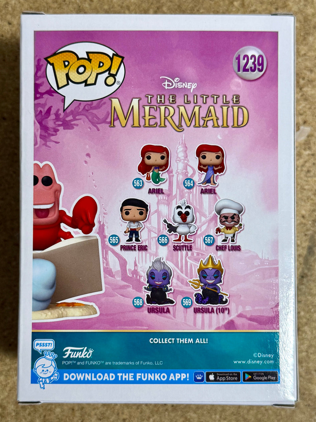 Daveed Diggs Signed Sebastian Th Crab Funko Pop! #1239 Disney The Little Mermaid (2023) With JSA COA