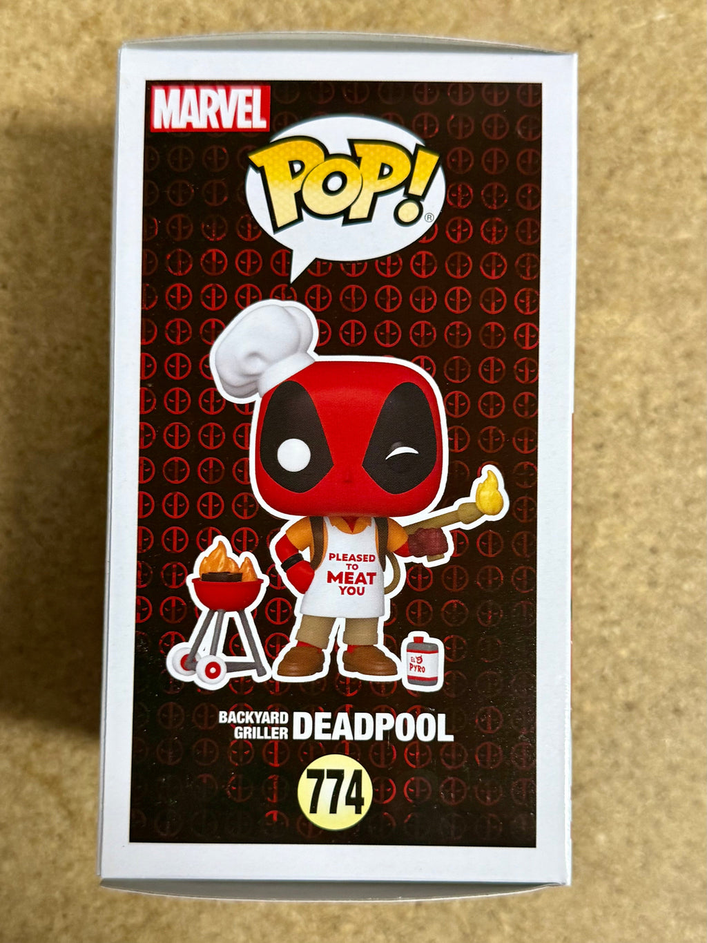 TJ Miller “Weasel” Signed Backyard Griller Deadpool Funko Pop #774 With JSA COA