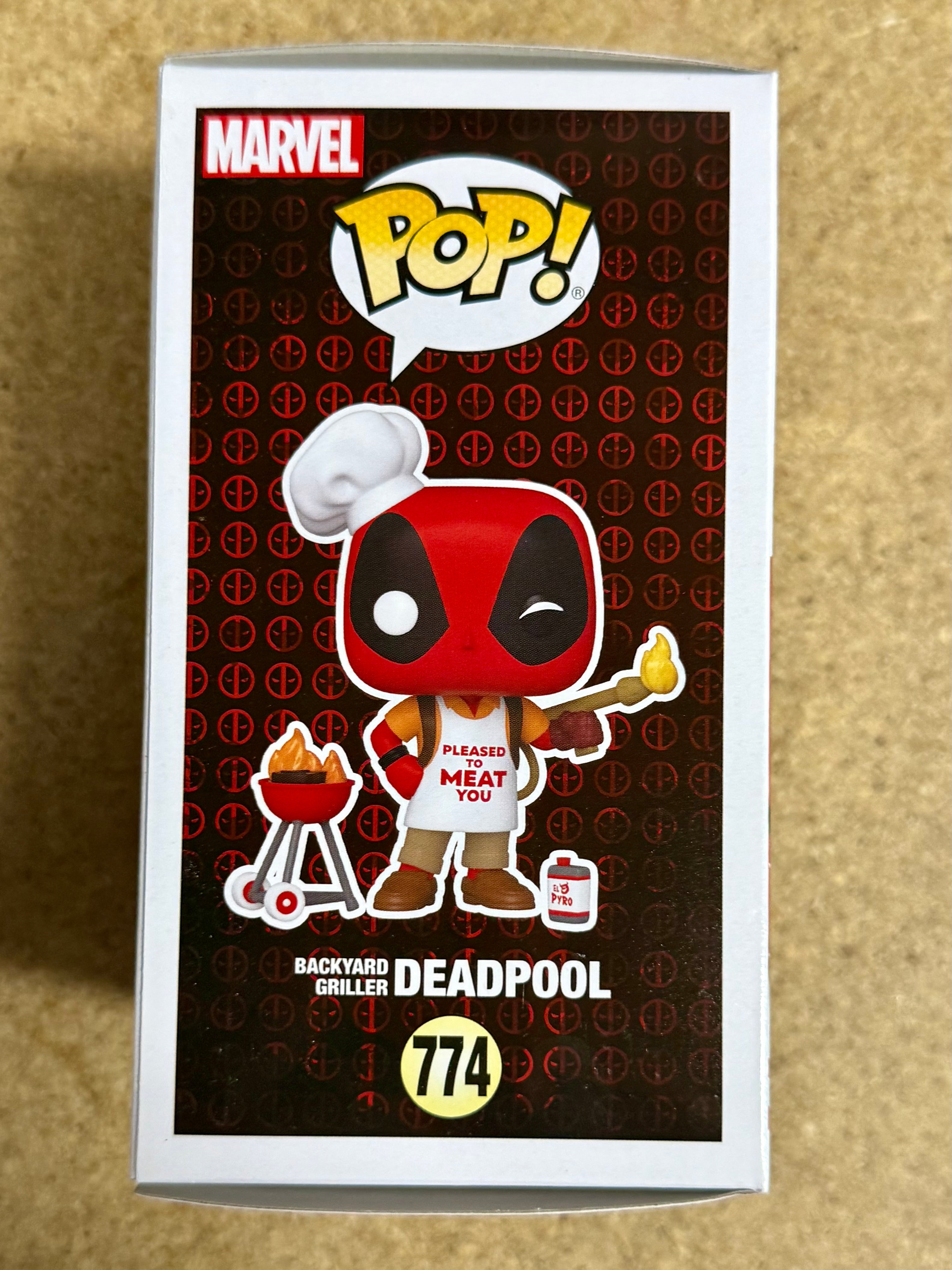 TJ Miller “Weasel” Signed Backyard Griller Deadpool Funko Pop #774 With JSA COA