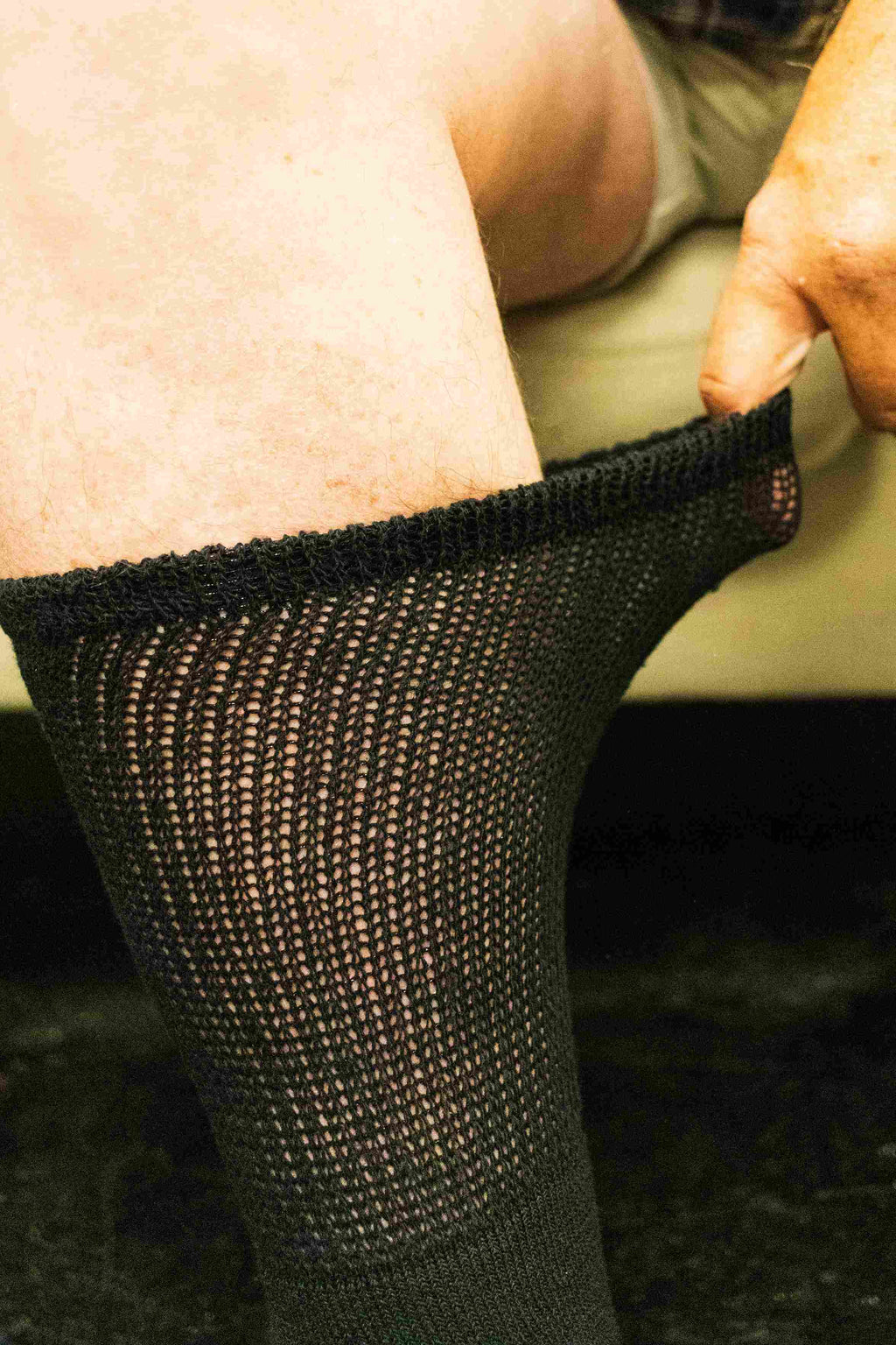 Calcetines Diabéticos Ultra Suaves a Media Pantorrilla para Hombre (4 Pares)