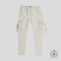 Pantalones de chándal cargo cónicos Amiri en blanco alabastro - Seminuevos