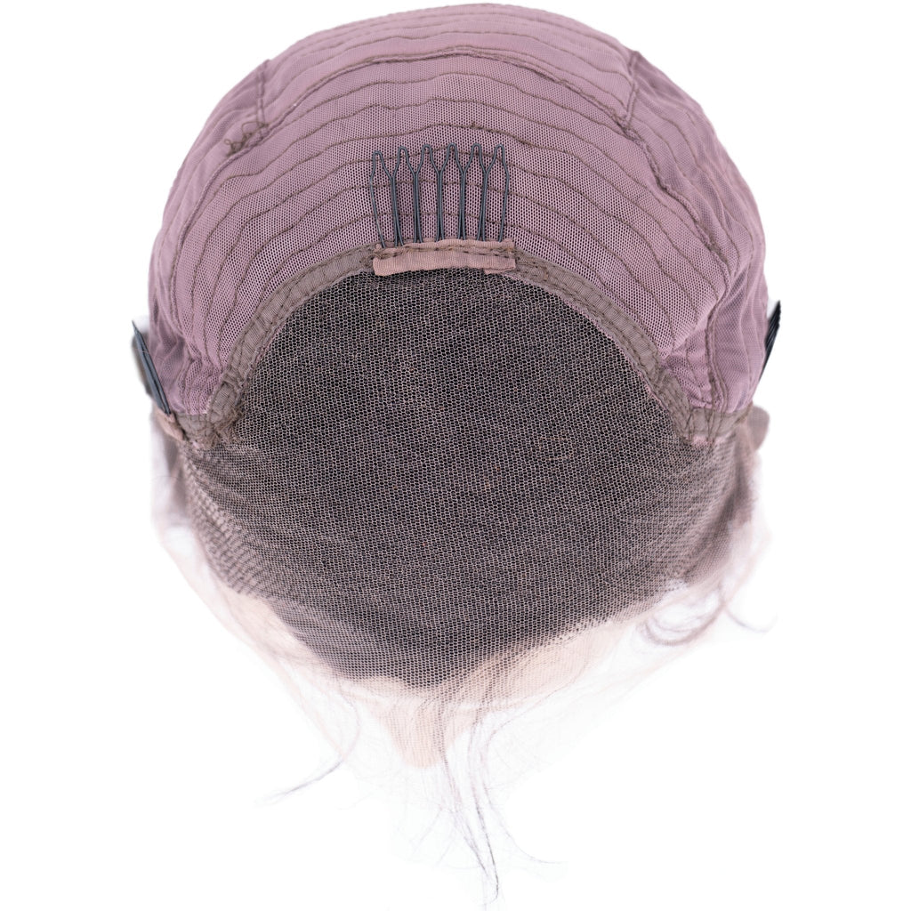 Peluca de cabello humano Deep Wave de encaje frontal HD 13x4