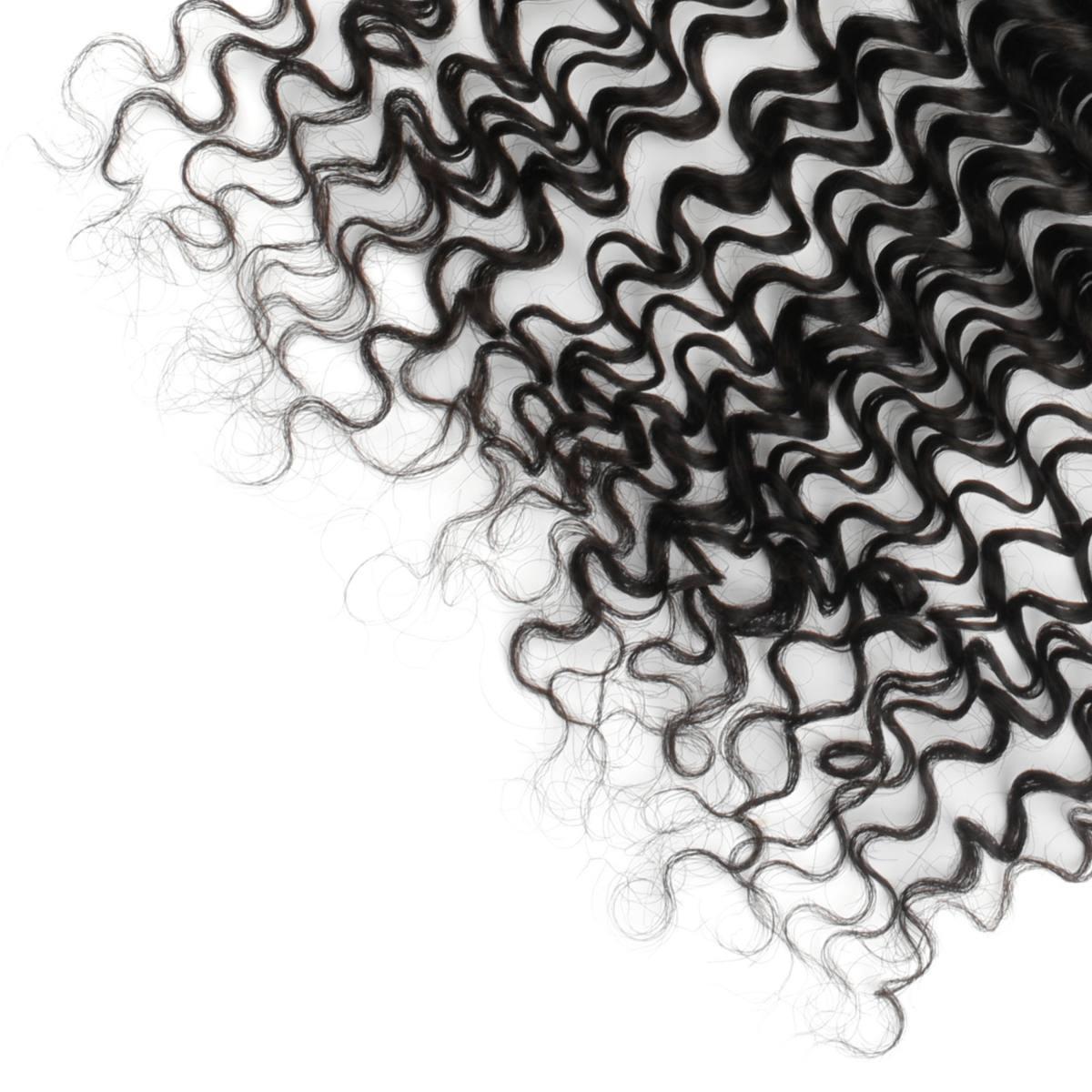 Frontal de cabello humano Deep Wave 13x4 HD Lace