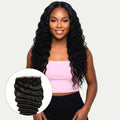 Cierre de cabello humano de encaje HD 7x7 Deep Wave