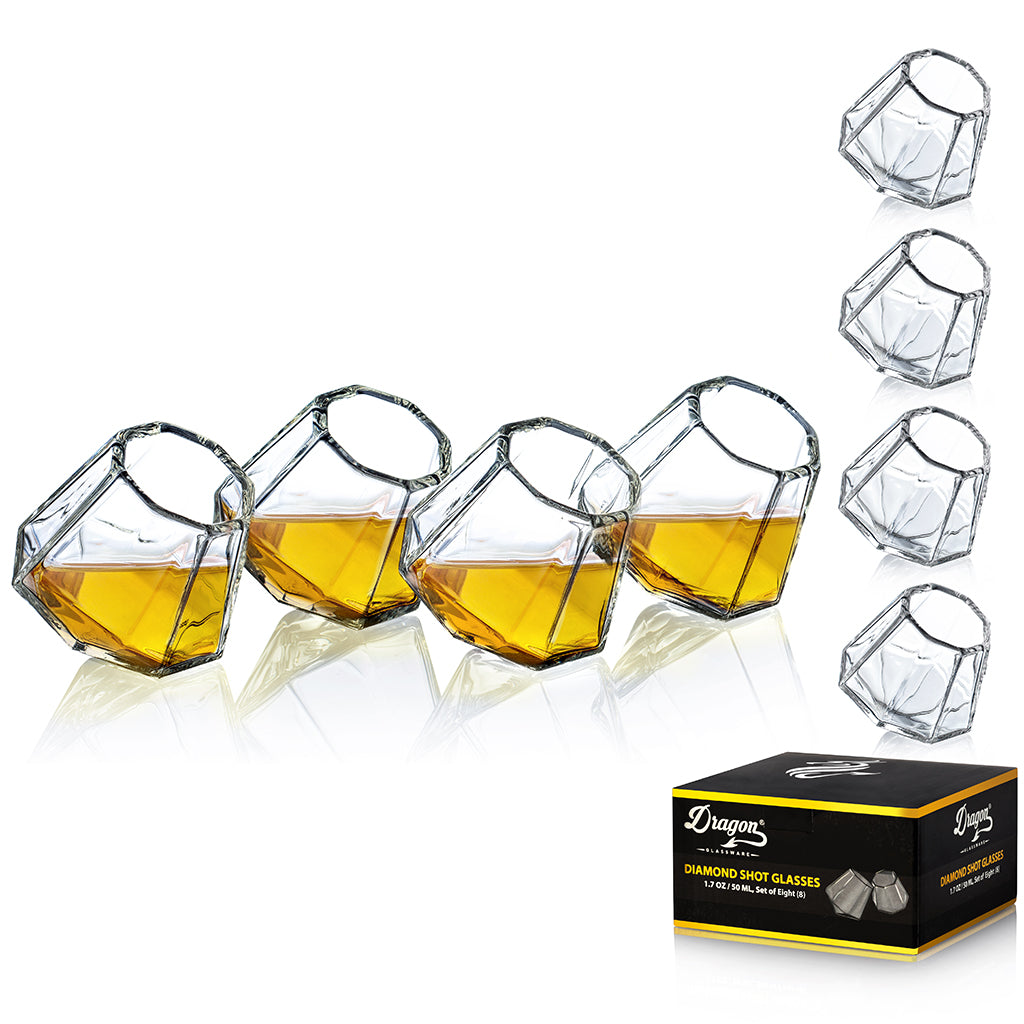 Vasos de chupito de diamante