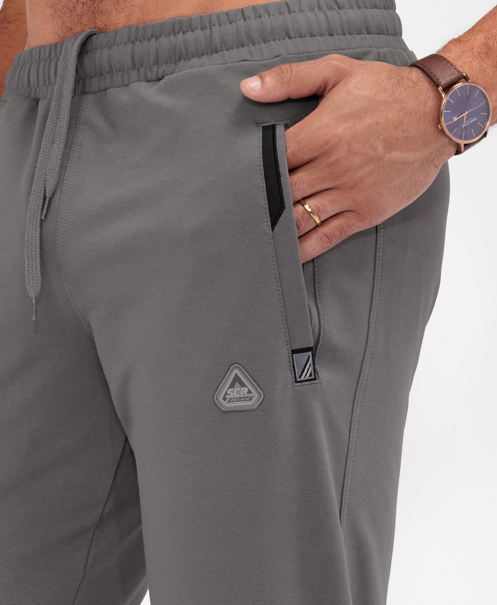 Pantalones de chándal deportivos cómodos para todo el día - Con forma cónica (Talla alta)