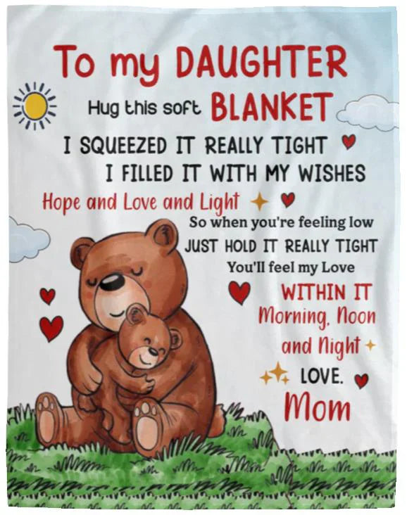 Manta de regalo especial para tu hija - De mamá