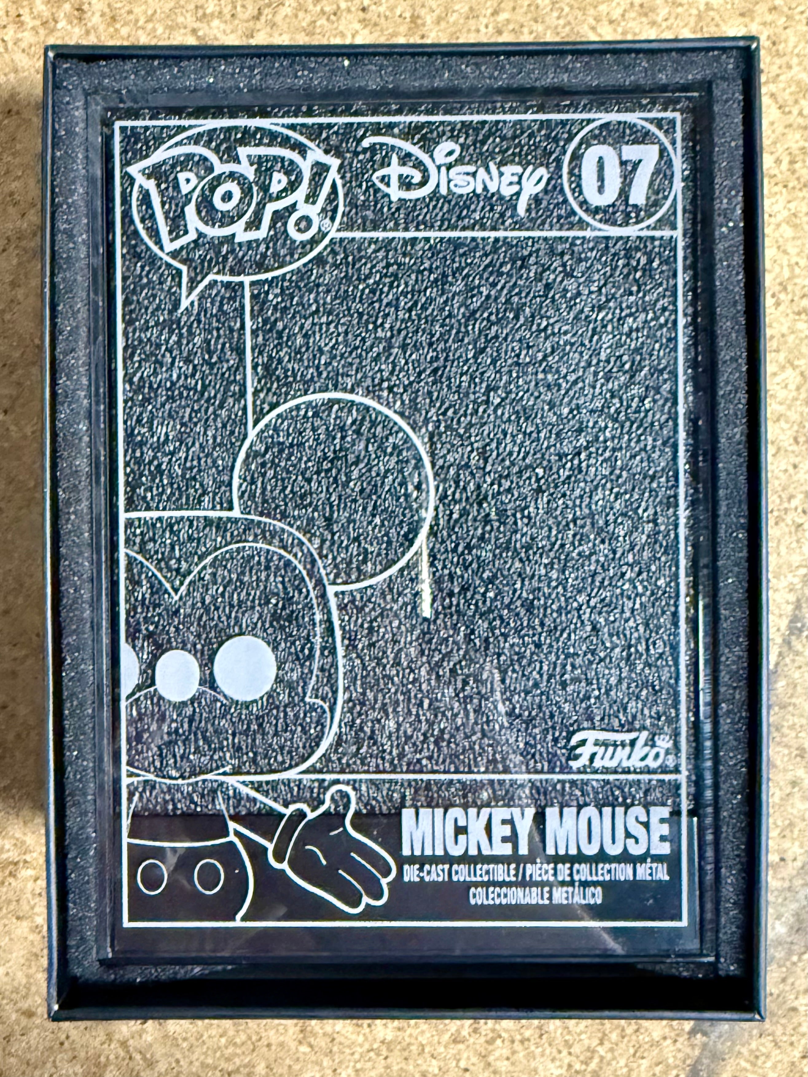 Funko Pop! Die-Cast Mickey Mouse #07 Disney Funko Shop Exclusivo 2022