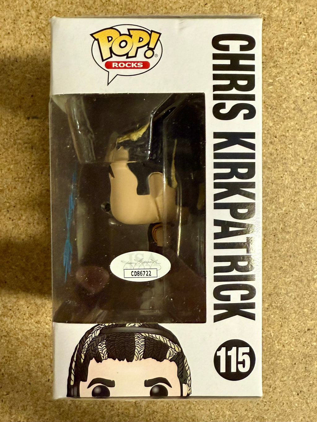 Chris Kirkpatrick Signed Nsync Funko Pop! #115 Vaulted 2019 With JSA COA