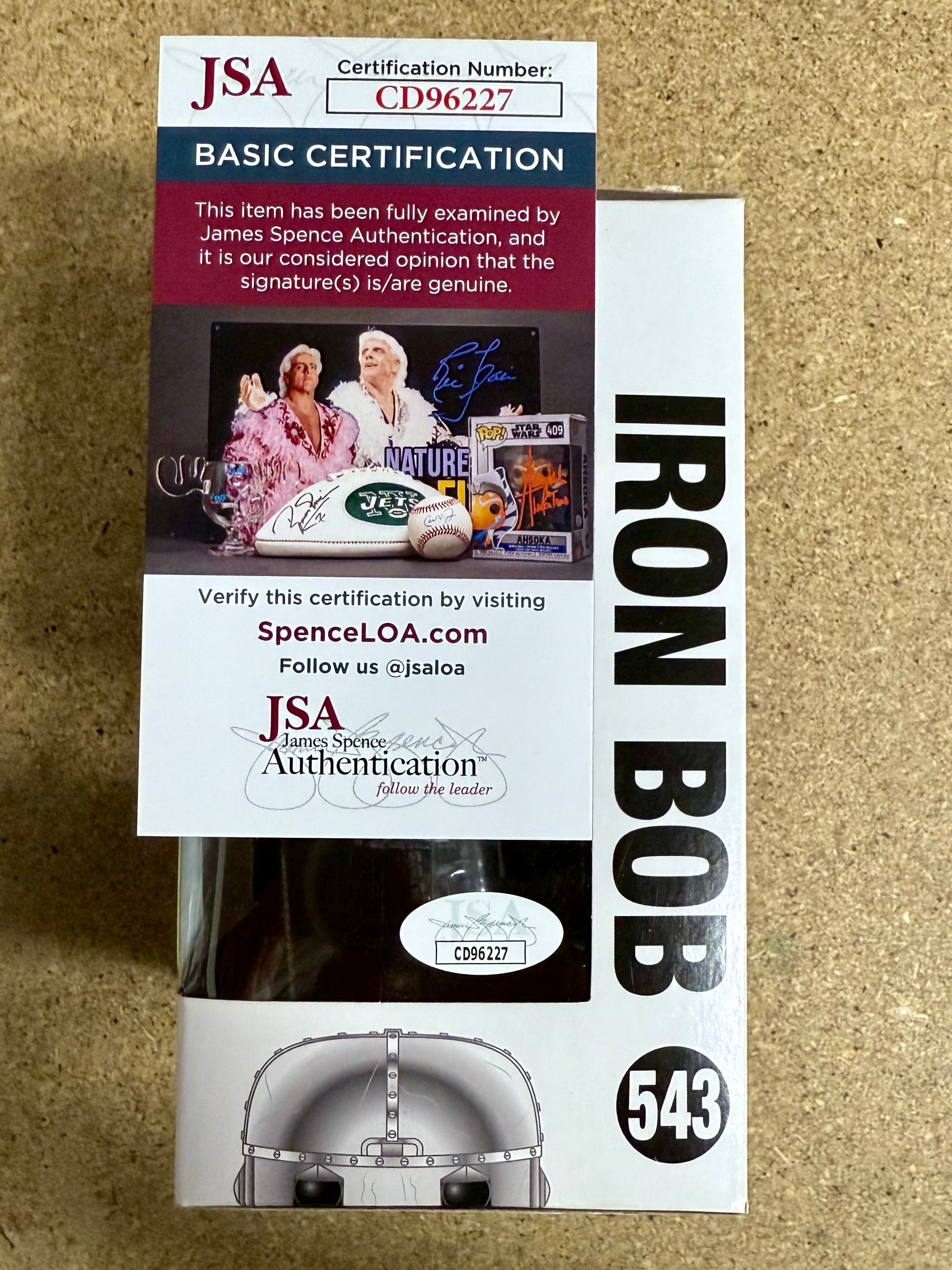 Funko Pop! Iron Bob firmado por Kevin Smith #543 Jay Y Silent Bob Reboot Exclusivo SDCC 2020 con certificado de autenticidad JSA
