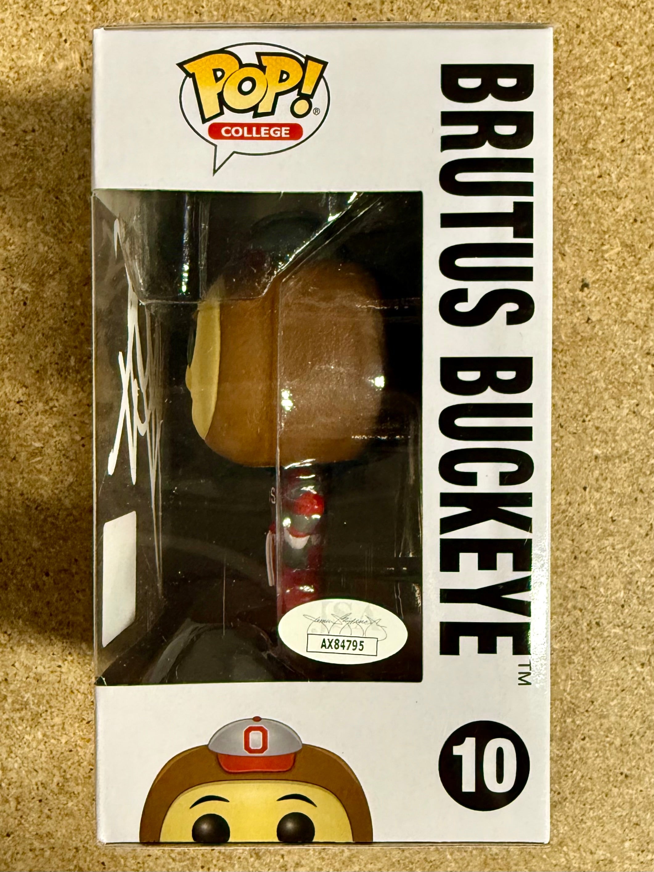 Will Allen firmó Ohio State Buckeye Mascot Funko Pop! #10 con COA de JSA