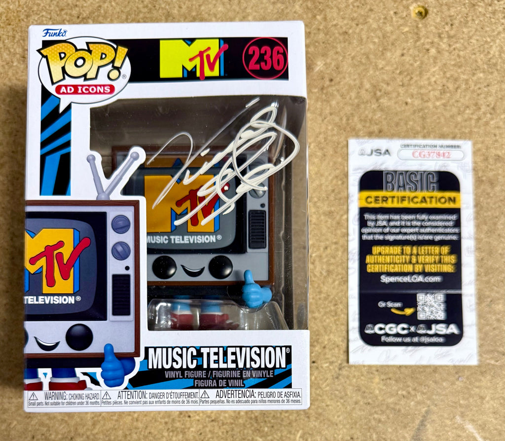 Músico de Country Rock Vince Gill Firmó 2024 MTV Funko Pop #236 Con COA de JSA