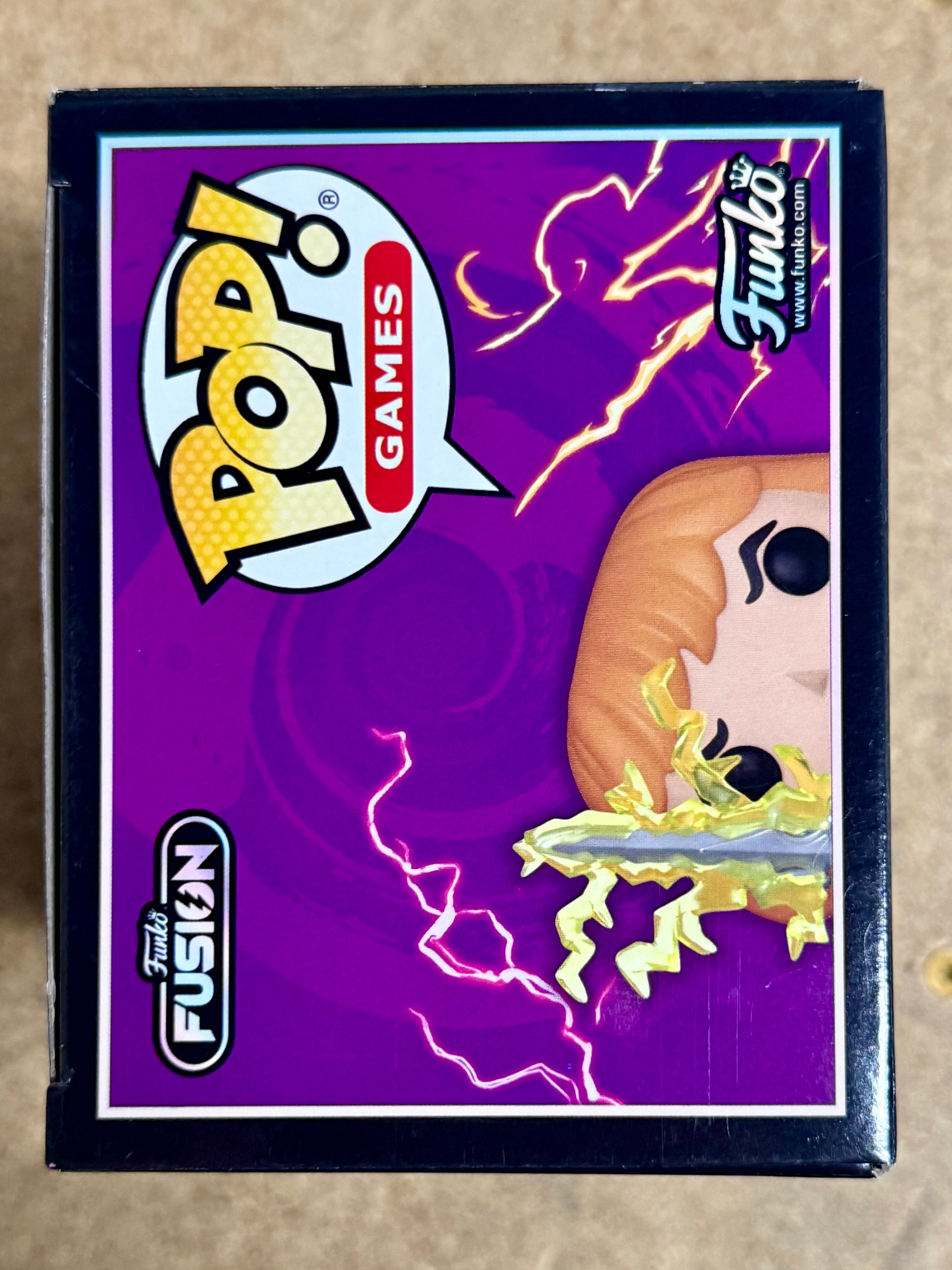 Tom Cook firmó un Funko Pop! #1006 de He-Man Masters Of The Universe con certificado de autenticidad JSA