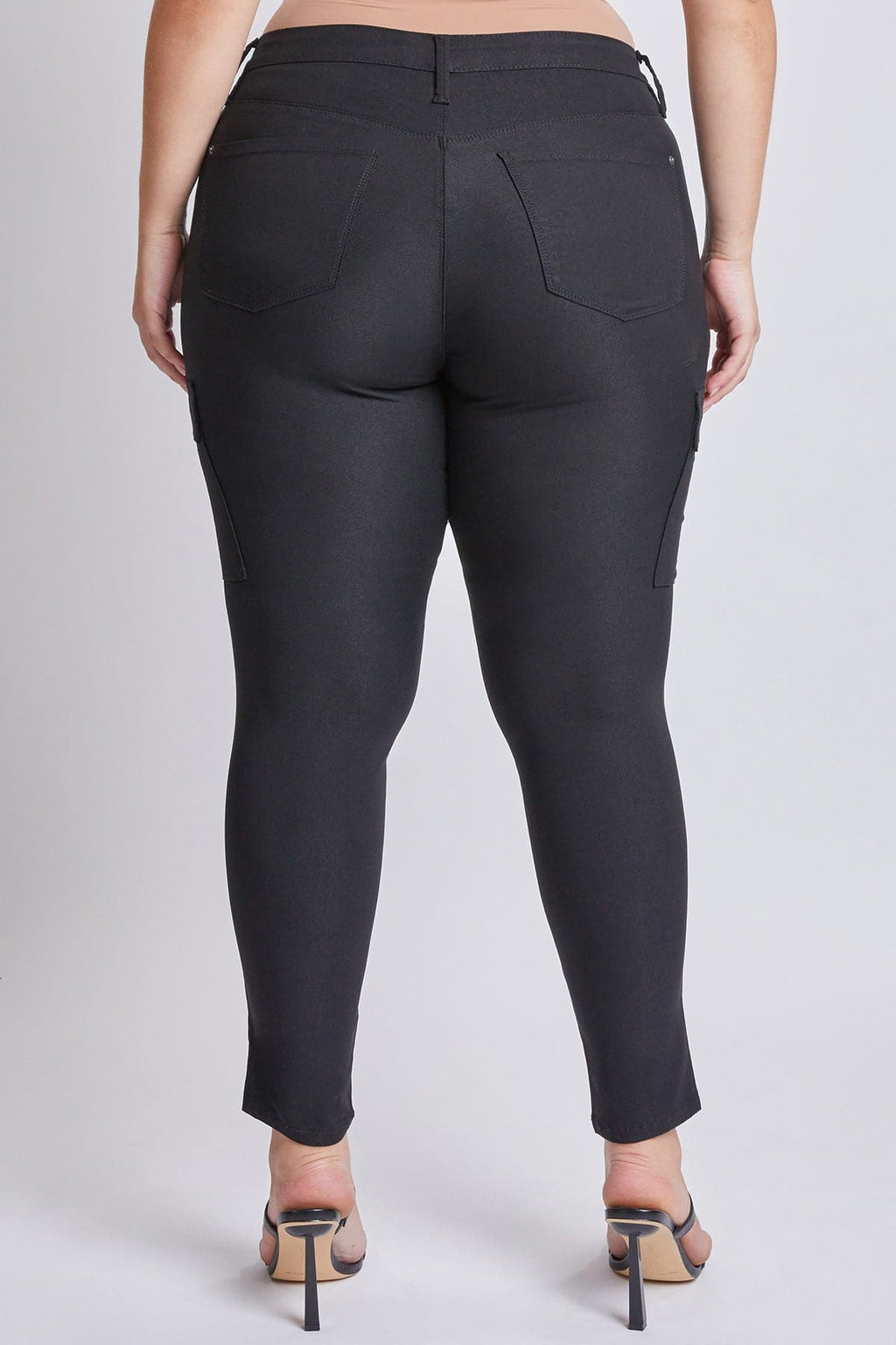 Pantalones cargo pitillo hiperelásticos Plus para mujer